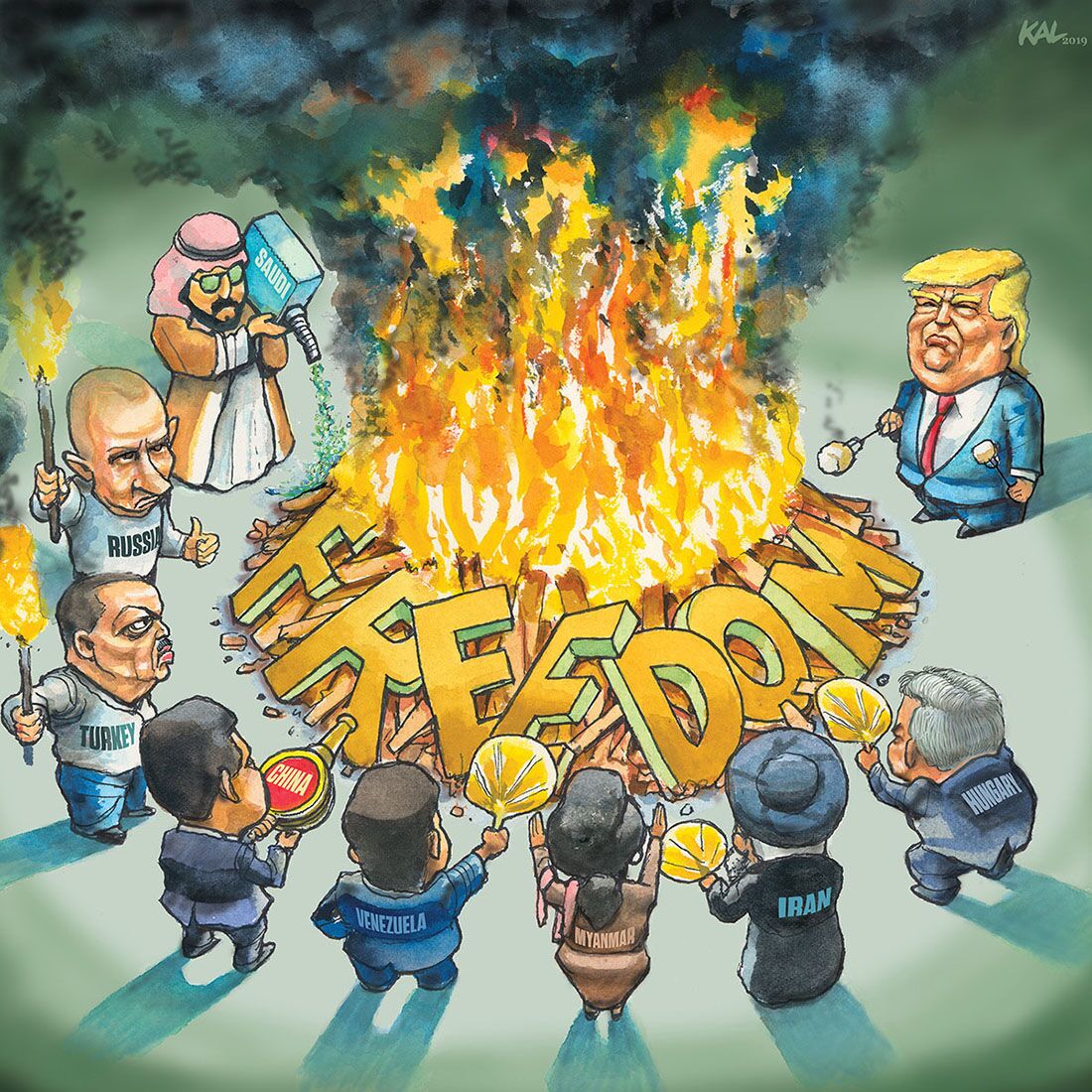 El avance de los autoritarismos y la “democracia en retirada”