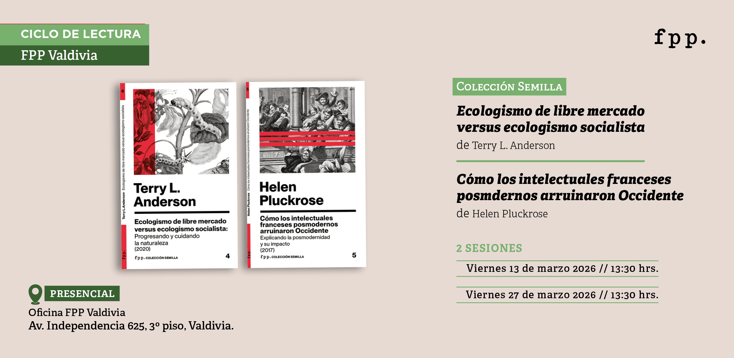 FPP Valdivia | Ciclo de lectura: Colección «Semilla»