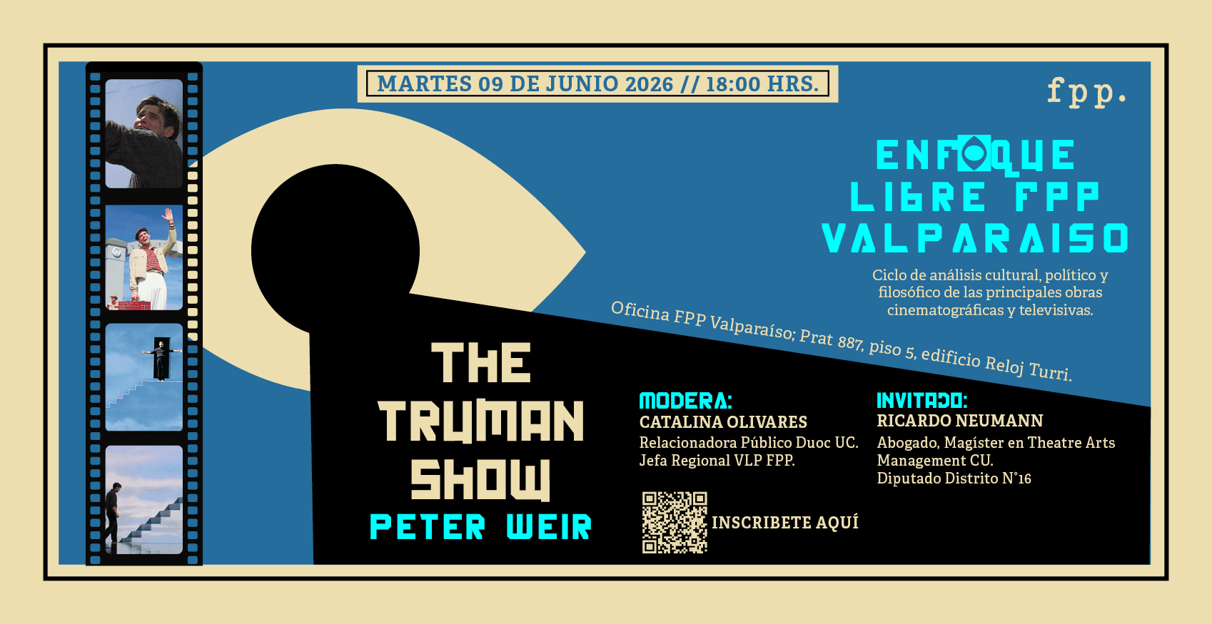 FPP Valparaíso | Ciclo de cine. Enfoque Libre: «The Truman Show»